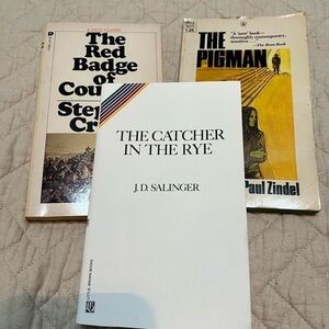***Donated***Young readers required reading Catcher in the Rye, Red Badge of